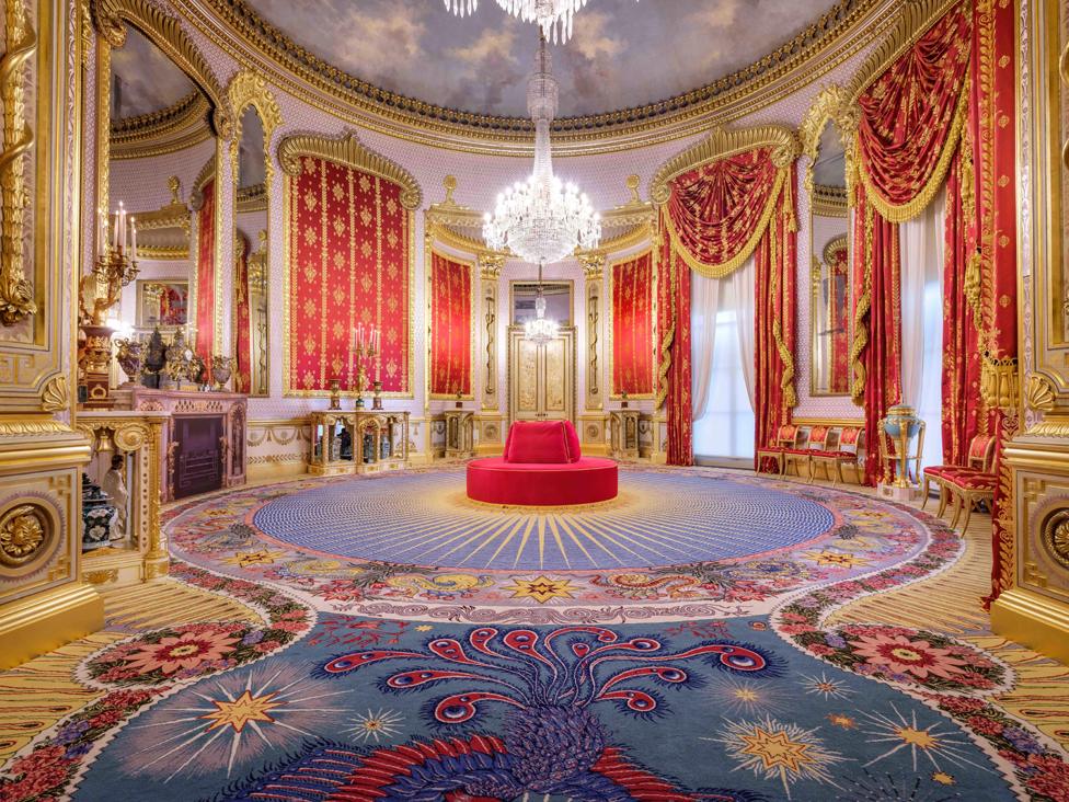 The Royal Pavilion in Brighton, East Sussex restored Saloon