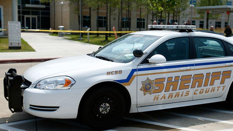 Harris County Sheriff department vehicle