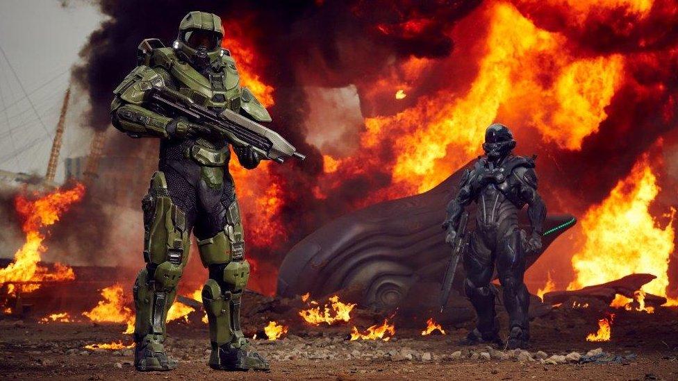 Master Chief and Spartan Locke