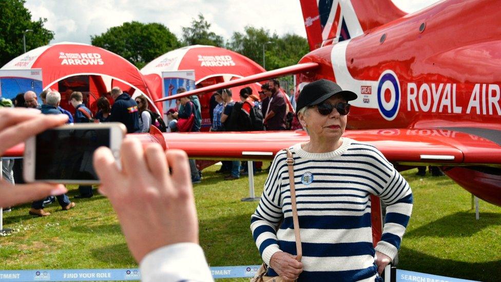 There were plenty of photo opportunities for visitors to the show