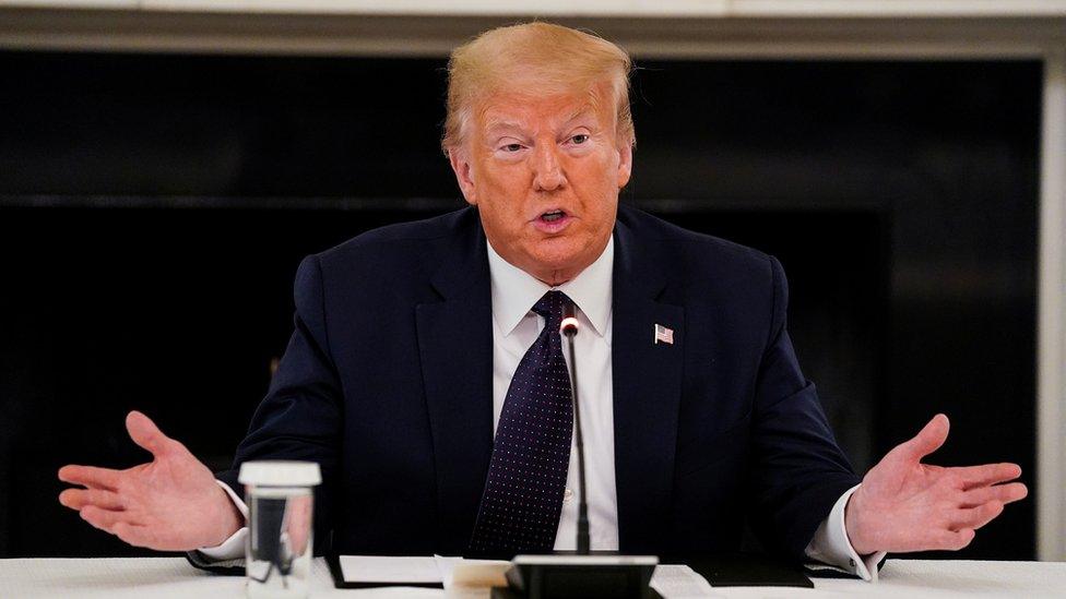 Martin Gugino Donald Trump's police scanner tweet factchecked BBC News