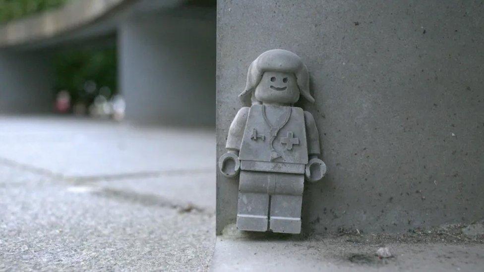 Nurse concrete Lego