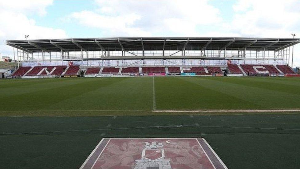 Sixfields East stand