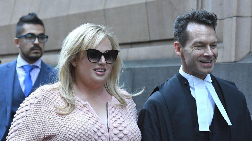 Rebel Wilson leaves the Supreme Court