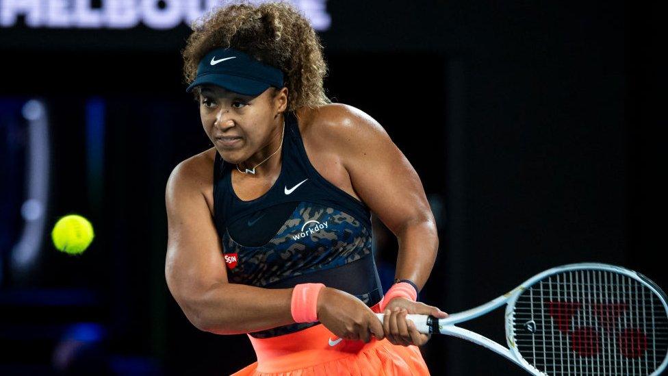 Naomi Osaka at the 2021 Australian Open