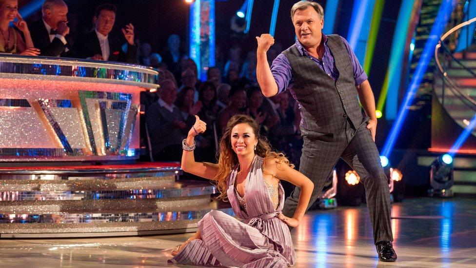 Ed Balls and dance partner Katya Jones on Strictly Come Dancing