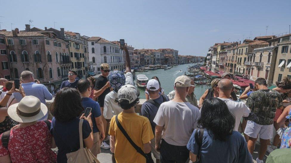 venice tourists