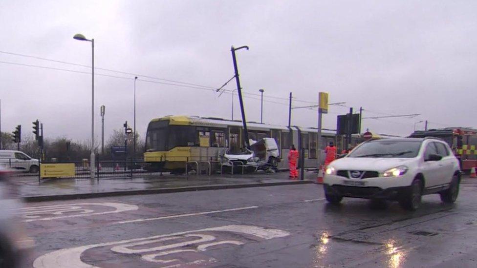 Tram crash