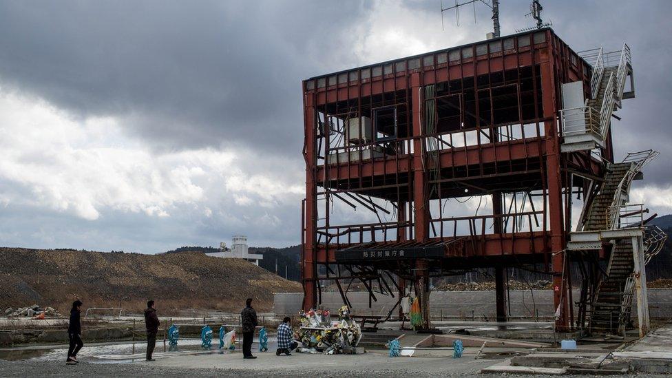 The remains of the disaster management centre in Minamisanriku