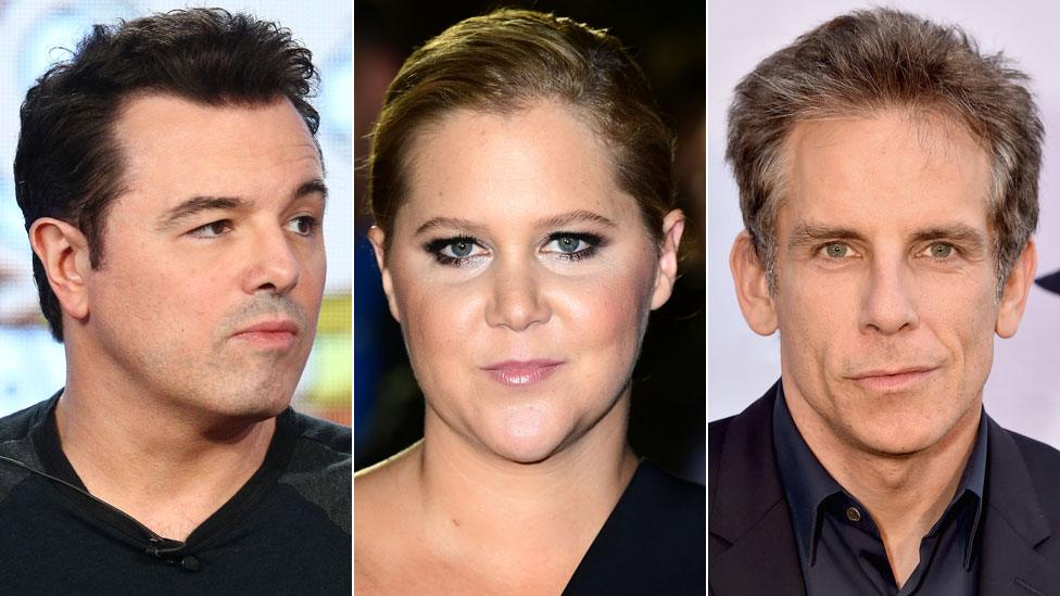 Seth MacFarlane, Amy Schumer and Ben Stiller