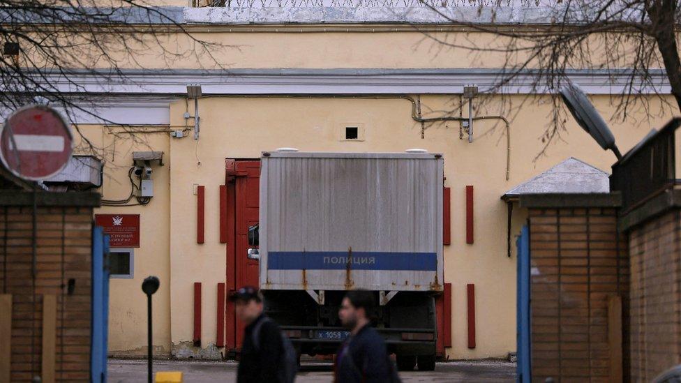 Exterior of Moscow's Lefortovo prison