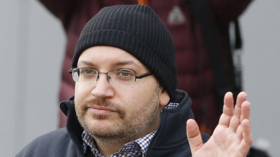 US journalist Jason Rezaian after his release from jail in Iran (20 January 2016)