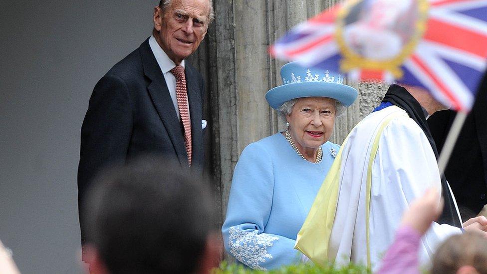 The Queen and Prince Philip visit Enniskillen during her Diamond Jubilee tour in 2012