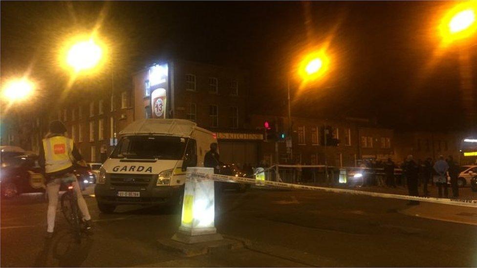 The man was shot in a pub in the Ballybough area, near Croke Park in the north of the city