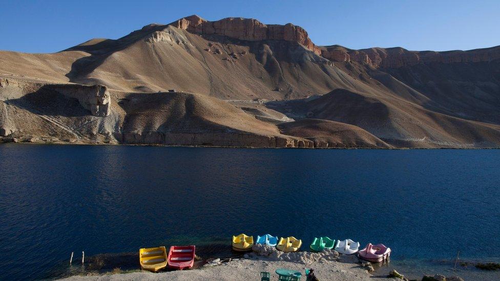 Lake in Bamiyan province