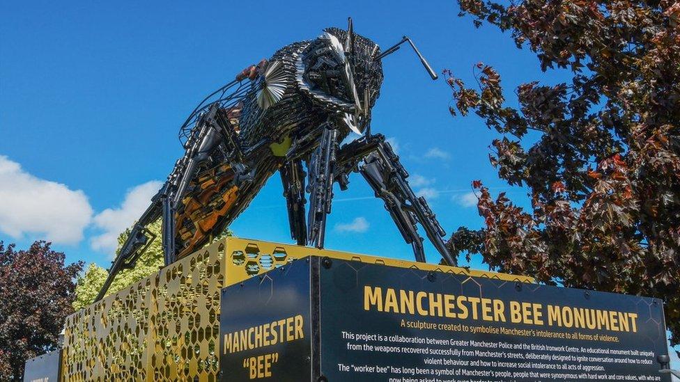 Manchester Anti-Violence Bee Monument