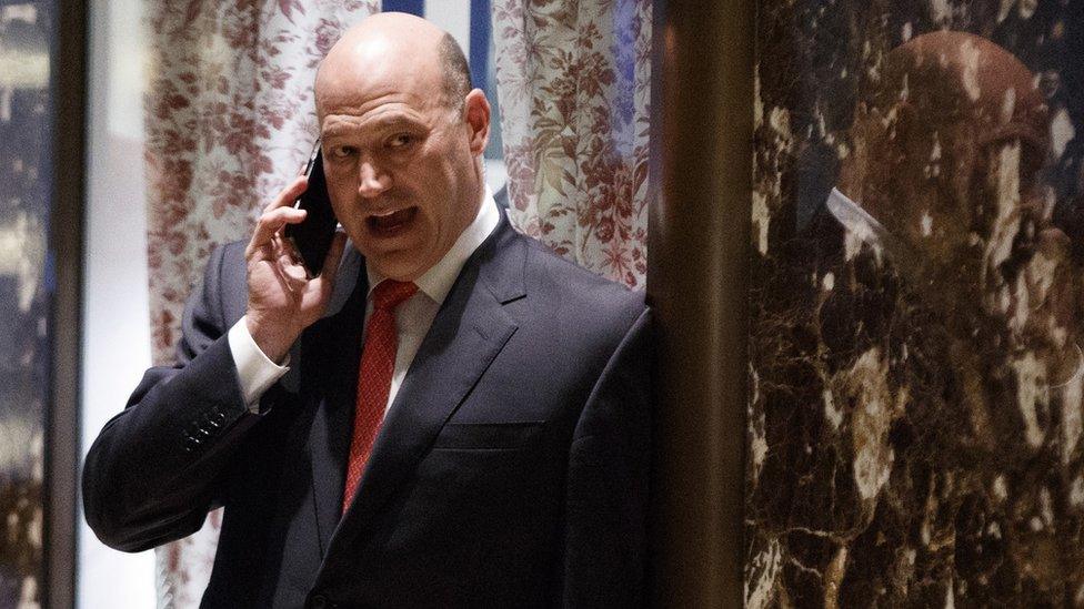 Goldman Sachs Gary Cohn at Trump Tower