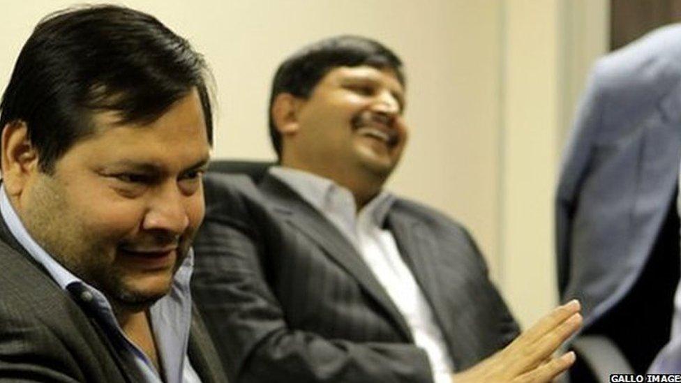 Ajay and Atul Gupta, and Sahara director, Duduzane Zuma