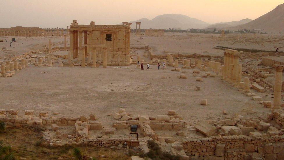 Temple of Baalshamin, October, 2009