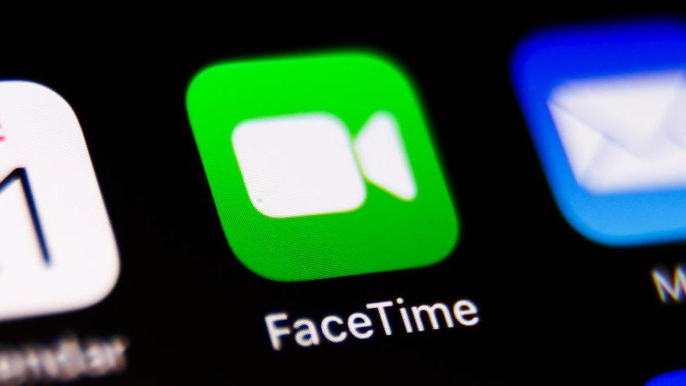 FaceTime app on phone