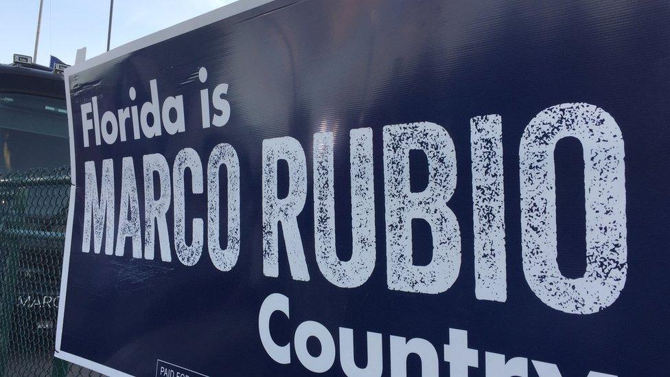 marco Rubio sign