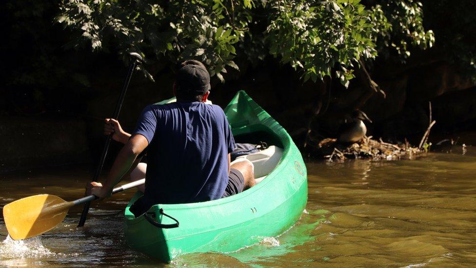 Children on boat