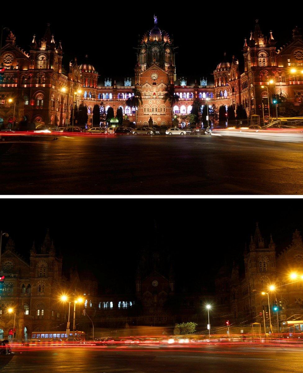 Chhatrapati Shivaji Terminus, formerly known as Victoria Terminus, in Mumbai, India