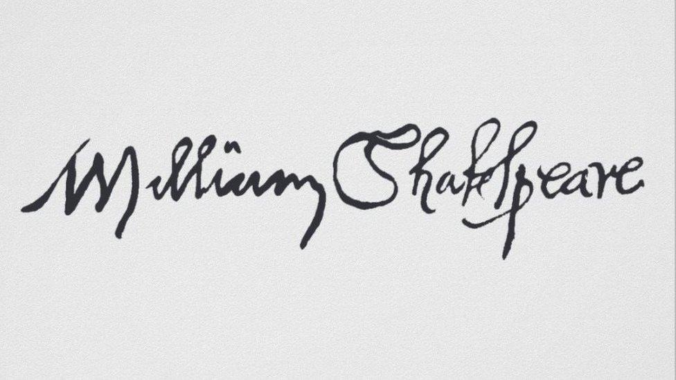 Shakespeare's signature