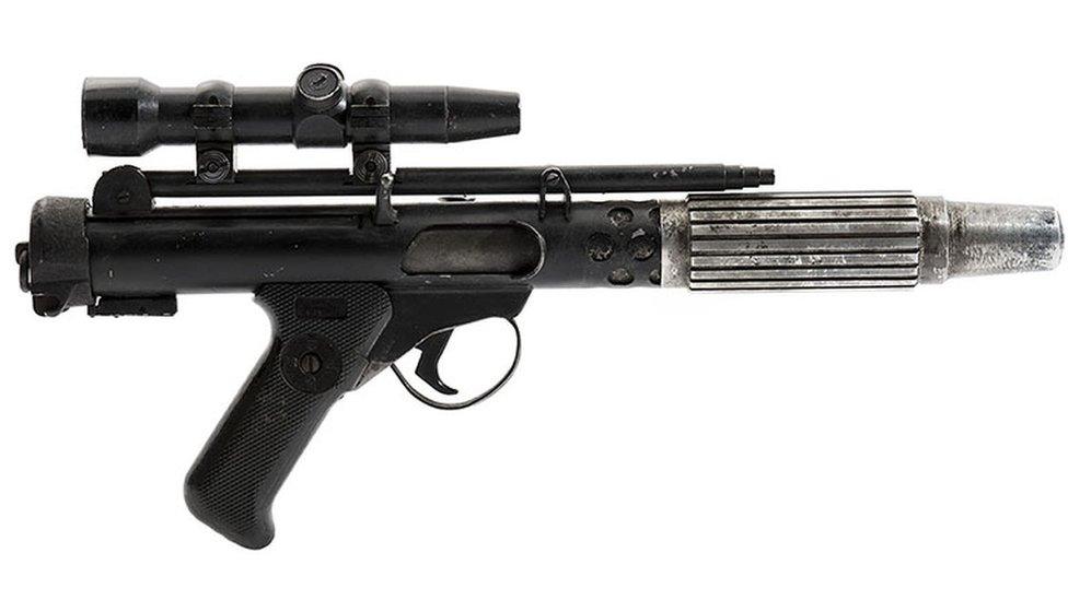 The Rebel trooper DH-17 blaster