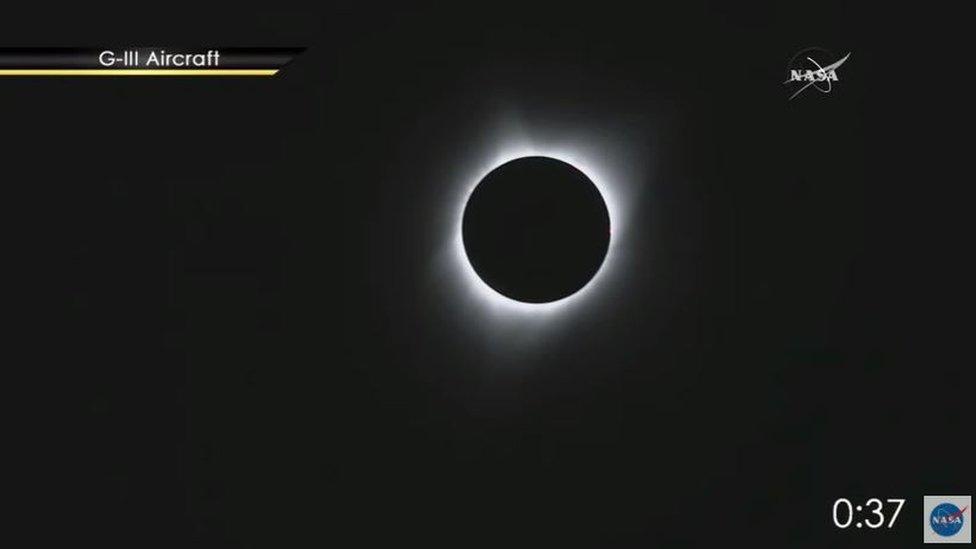 Total solar eclipse image