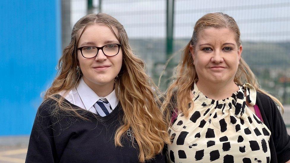 Ava and her mum Ruth