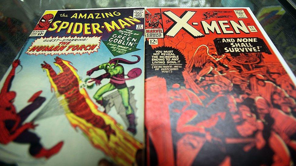 Spider-Man and X-Men comics