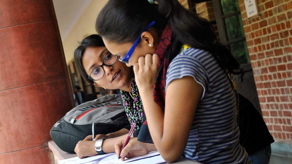 Students in Delhi