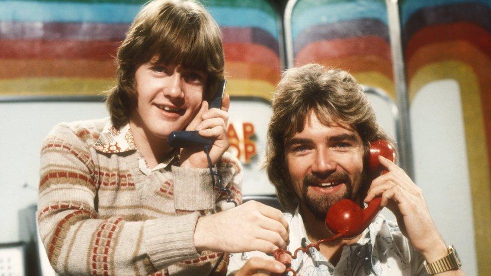 Keith Chegwin and Noel Edmonds