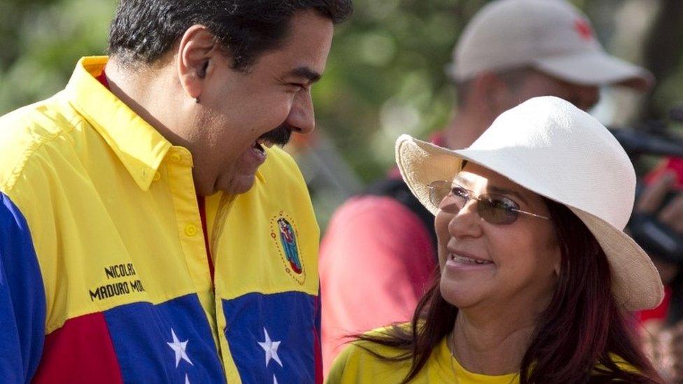 Nicolas Maduro and Cilia Flores, 3 Dec 15