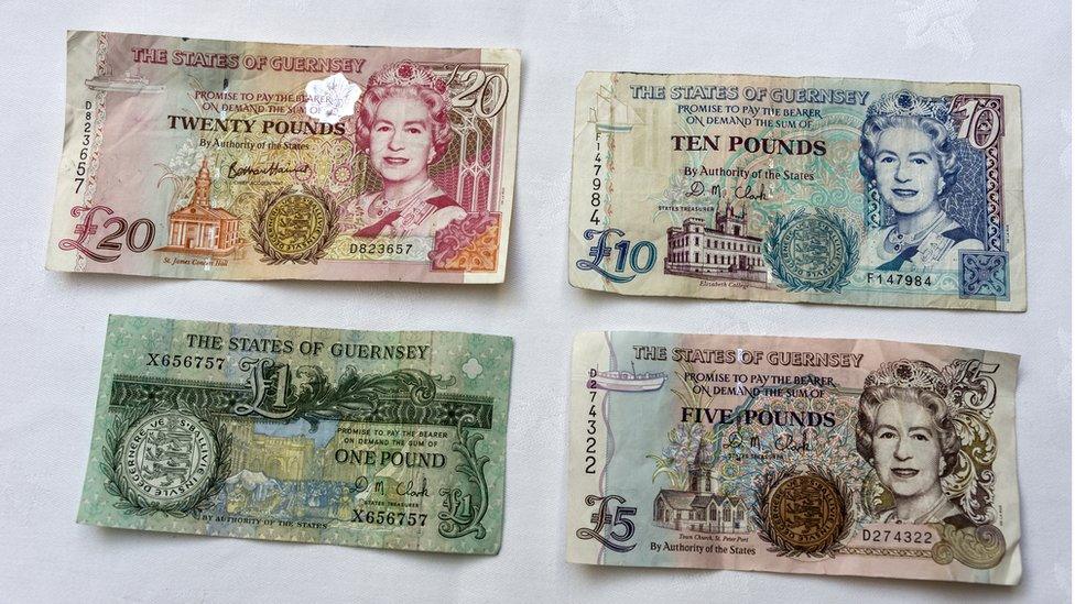 Guernsey bank notes