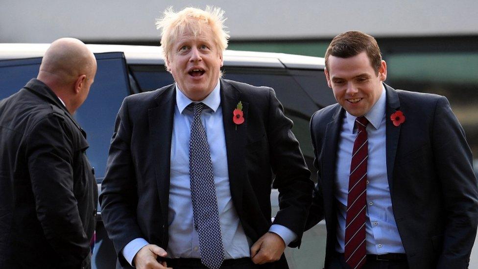 boris johnson and douglas ross