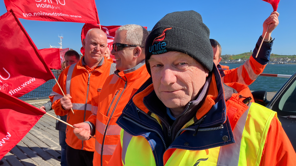 Strangford Ferry skipper Jonathan Brownlee