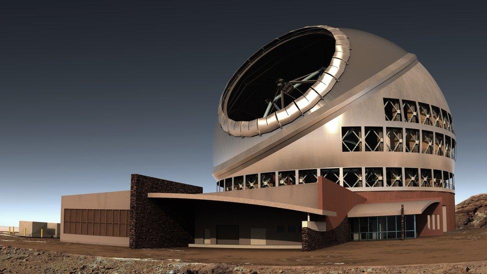 Thirty Meter Telescope, artist's impression