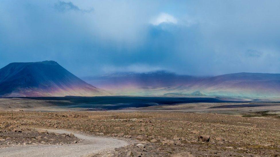 Ok in Iceland, a volcano which used to be the site of the glacier Okjokull