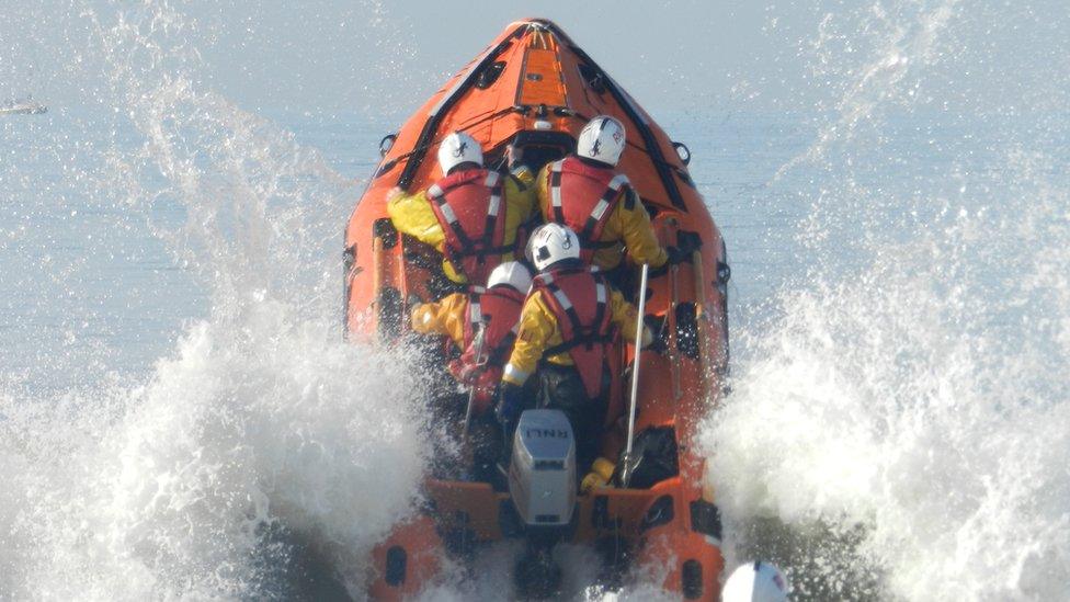 Port Talbot RNLI in action