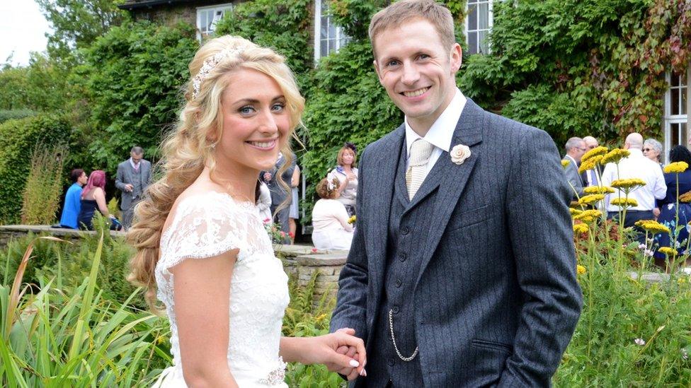 Olympics golden couple Jason Kenny and Laura Trott marry in private BBC News