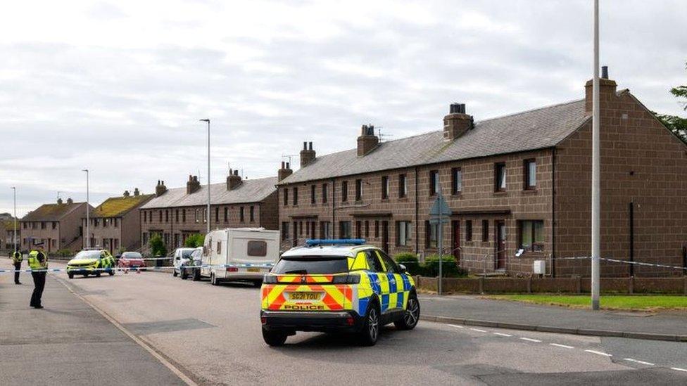 Peterhead death scene