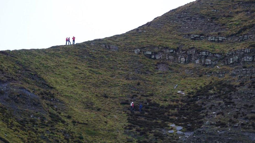 Man rescued from Mam Tor