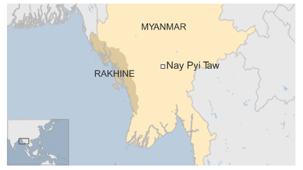 Map of Myanmar