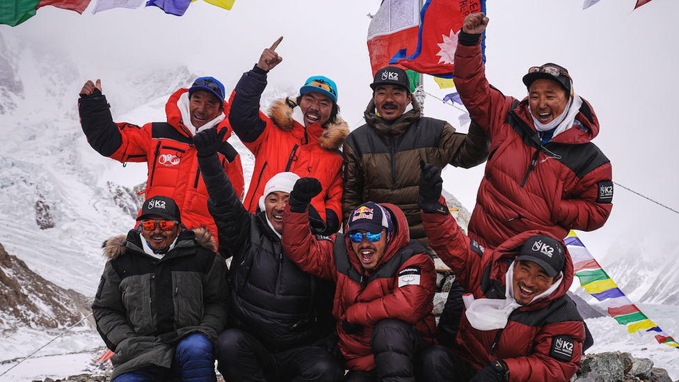 A Nepali team of climbers becomes the first to summit K2 in winter, 16 January 2021