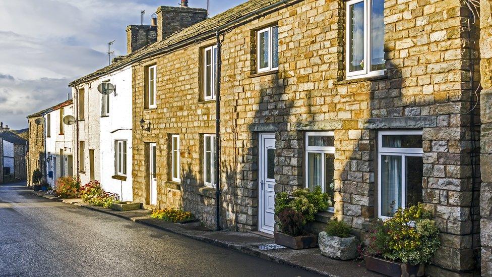 row of terraced houses