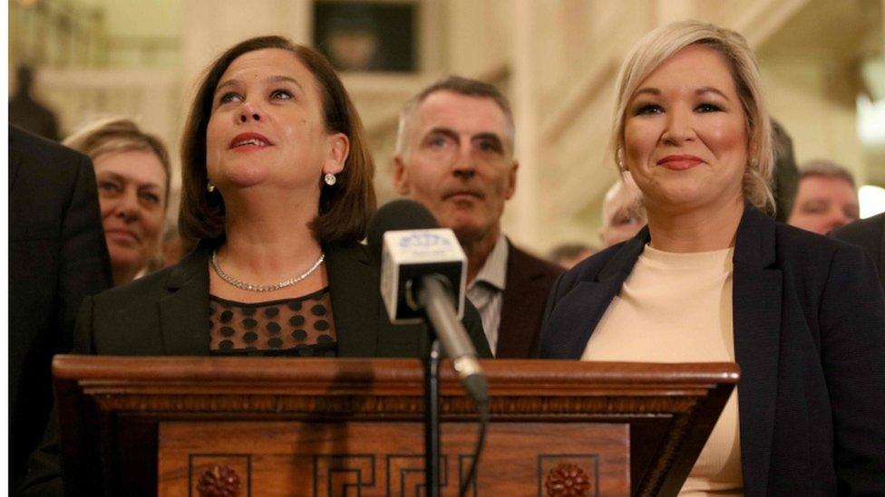 Mary Lou McDonald and Michelle O'Neill