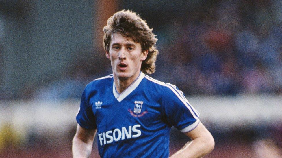 Sergei Baltacha of Ipswich Town in action circa 1989