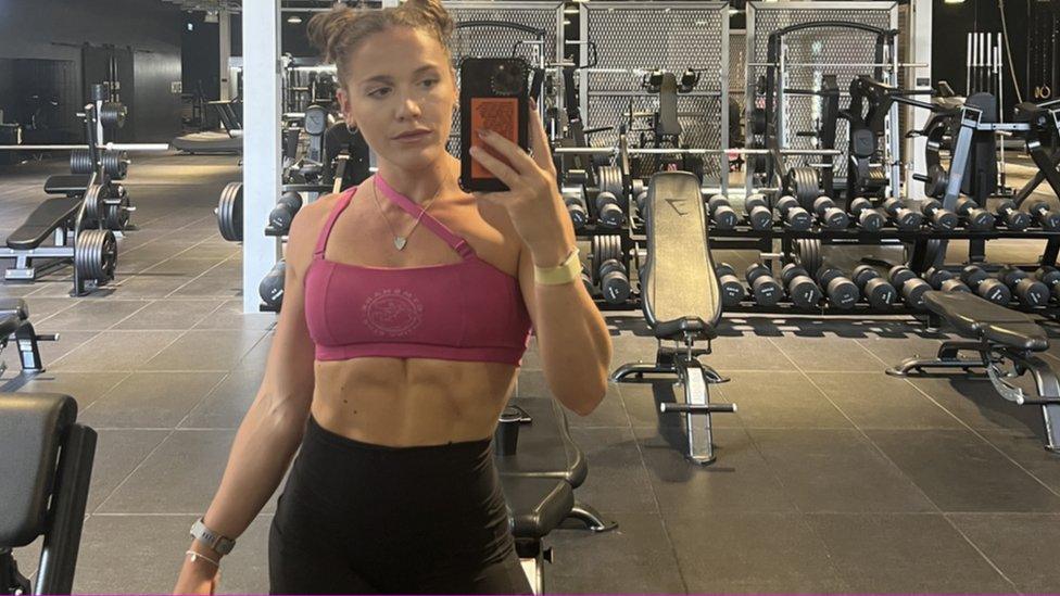 Lucy in the gym